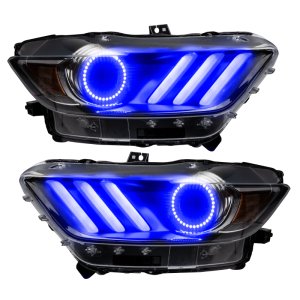 Ford Mustang DRL Headlight Kit - ORACLE Lighting - Halo Kit w/ BC1 Controller - ColorSHIFT - `15-`17 Ford Mustang DRL Headlight Kit - ORACLE Lighting - Halo Kit w/ BC1 Controller - ColorSHIFT - `15-`17